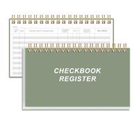 Personal Check Records - Blank A6 Accounting Transaction Records for Personal, Check Record Book for Checking Account and Savings, Deposit & Credit Card, 3.75" x 6.75"