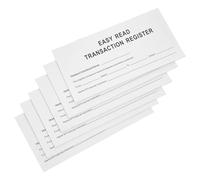 Personal Checkbook Register Books, White Paper Recordkeeping Ledger