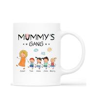 Personal Chic Custom Mug Name - Daddy's Grandad's Gang - Personalised dad Gifts, Grandad Personalised Gifts, Grandad Cup, Fathers Day Mug, Daddy Gift, Father Day Cup, dad Gifts from Kids