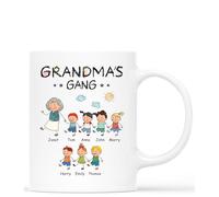 Personal Chic Custom Mug Name - Daddy's Grandad's Gang - Personalised dad Gifts, Grandad Personalised Gifts, Grandad Cup, Fathers Day Mug, Daddy Gift, Father Day Cup, dad Gifts from Kids