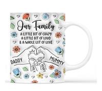 Personal Chic Custom Mug Name - Mum You are The Piece That Holds Us Together - Personalised Mothers Day Gifts, Grandma Gift, Mummy Mug, Mugs for Mum, Mummy Cup, Grandma Mug Gift (Model #2)