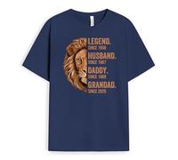 Personal Chic Custom T Shirt - Legend, Husband, Daddy and Grandad Since - Fathers Day t Shirt, Shirt for dad