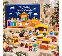 Personal Chic Personalised Advent Calendar - Christmas Advent, Model #2 | Gifts for Christmas, Mini LEGO Brick Ornament, 24 Days of Duck Magic, Fishing Advent Calendar 2026