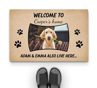 Personal Chic Personalised Door Mat - I Rule The House - Welcome Mat, Welcome Door Mat (Model #1)