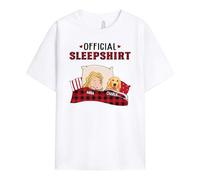 Personal Chic Personalised Official Sleepshirt T-Shirt - Personalised Gift for Dog Lovers for Christmas, Birthday, Mother's Day, Father's Day (Dog Breed: P-R, Gender - Female)