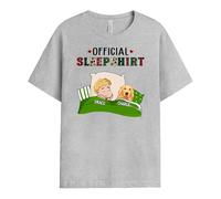Personal Chic Personalised Official Sleepshirt T-Shirt - Personalised Gift for Dog Lovers for Christmas, Birthday, Mother's Day, Father's Day (Dog Breed: A, Gender - Male)