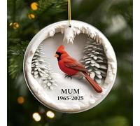 Personal Chic Personalised Ornament - I'm Always With You With Photo - personalised gifts from heaven, memorial christmas bauble, photo xmas baubles, personalised christmas decorations (model #2)