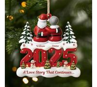 Personal Chic Personalised Ornament - Together Since - Personalised christmas decorations, for couples, growing old together ornament, xmas gift ideas for couples (modell #4)