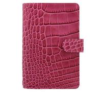 Personal Compact Classic Croc Fuchsia Organiser