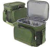 Personal Cooler Bag Insulated Bait & Food Storage Bag with Dual Zipped Main Compartment, Front Pocket, Mesh Side Pockets & Adjustable Shoulder Strap Outdoor Camping Hiking Carp Fishing NGT