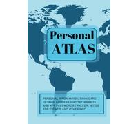 Personal Data Organizer: A Confidential Journal for Passwords, Addresses, Notes and More, Gift for Everyone, 6x9 inch