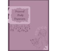 Personal education planner future goals organizer girls positive motivational study career journal notebook