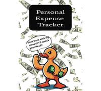 Personal Expense Tracker: Financial Health | Keep Track Of All Expenses | Never Wonder Again Where Your Money Went