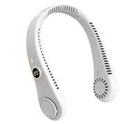 Personal Fan - Bladeless Fan Personal | Cooling with Display Screen, 5 Speed Neck Cooler for Home Offices Travel Indoor Outdoor, USB Powered