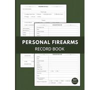 Personal Firearms Record Book: A Detailed Firearm Log Book for Collectors, Inventory Management, and Long-Term Record Keeping