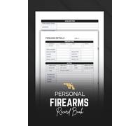 Personal Firearms Record Book: Gun Owner's Log for Tracking Serial Numbers Maintenance and Transfers