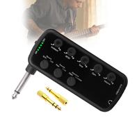 Personal Headphone Amplifier For Guitar & Bass,Clean,overdrive,distortion,3 different tones With delay and reverb,Supports internal recording for improvisation,live broadcast