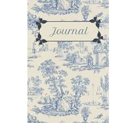 Personal Journal, French countryside toile in blue