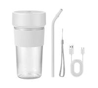 Personal Juice - USB Powered Blender, Fruit Shaker | 350ml Portable Mini Blender with Stainless Steel Blades, Fast Maker for Milkshakes, Gym Fitness