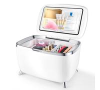 Personal Mini Refrigerator, 6 Litre Skincare Refrigerator for Women, AC/DC Portable Thermoelectric Refrigerators for Skincare, Drinks, Home, Office and Car