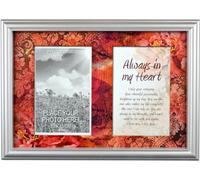 Personal Photo Frame With Stand Memory Picture Print Poem Wall Hanging Message Always In My Heart
