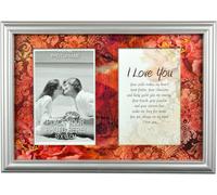Personal Photo Frame With Stand Memory Picture Print Poem Wall Hanging Message I Love You