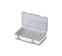 Personal Pill Organiser 30-Day Medicine Box, Compartment Day Organiser (Morning/Noon/Evening) - Tight & Portable for Vitamins, NEM & Tablets (White)