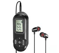 Personal Portable FM Radio with Digital Tuning LCD Display, SWDSTP Mini Pocket Radio with Headphones and Belt Clip for Walking Jogging, Upgrade Volume Control