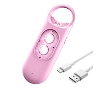 Personal Safety Alarm - 130DB Emergency with Strobe Light | Pocket Security Alert Device | Small Abdominal Protection Tool for Women, N