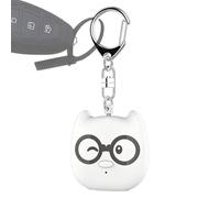 Personal Safety Alarm | ABS Rechargeable 130DB 4.7x4.3x2.3cm 60mAh 6H Light 40Min Siren | Portable Self Defense Security Device Keychain Alert | Women Men Kids Seniors Walking Running Hiking