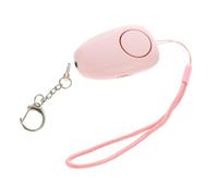 Personal Security Alarm with LED Light USB Charging 150mah Pink