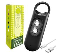 Personal Self Defense Alarm | Security | 130dB Travel Safety Alert Alarm with Strobe Light - for Elderly Students Women and for Outdoor Use Night and Travel