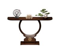 Personal Shrine Altar Table, Bamboo Buddha Niche Narrow Chinese Cabinet Meditation Table, Altar Cabinet with LED Light, Multifunctional Offering Tables