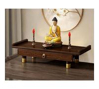 Personal Shrine Altar Table Decorative Buddhist Altar Chinese Cabinet Pedestal Offering Table Bamboo Meditation Altar Table Portable Buddhist Altar Shrine