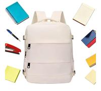 Personal Size Backpack Waterproof Day Backpack Large Capacity, beige, Se référer au descriptif, Refer to description