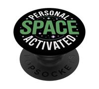 Personal Space Activated Cosmic Funny Quote Aesthetic PopSockets Adhesive PopGrip