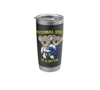 Personal Space is a Myth - Jiu Jitsu Back Control Humor Stainless Steel Insulated Tumbler