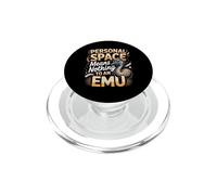 Personal Space Means Nothing To An Emu Emus PopSockets PopGrip for MagSafe