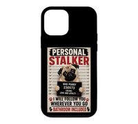 Personal Stalker Funny Pug Bathroom Included Case for iPhone 12 mini