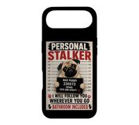 Personal Stalker Funny Pug Bathroom Included Case for iPhone Air