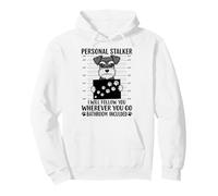 Personal Stalker I Will Follow You Schnauzer Dog Lovers Pullover Hoodie