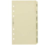 Personal Subject index cream 6 tabs