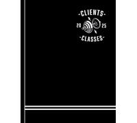 Personal trainer appointment book 2025: Gym appointments PT clients & classes: 2025 Yearly overview / month to view calendar diary/ Hourly planner with 15 minute slots (6am - 9pm)