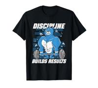 Personal Trainer Fitness Coach Discipline Builds Results T-Shirt