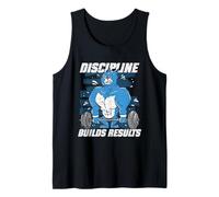 Personal Trainer Fitness Coach Discipline Builds Results Tank Top