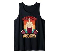 Personal Trainer Fitness Coach Stronger Than Your Doubts Tank Top