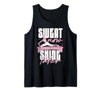 Personal Trainer Fitness Coach Sweat Now Shine Later Tank Top