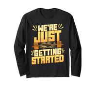 Personal Trainer Fitness Coach We're Just Getting Started Long Sleeve T-Shirt
