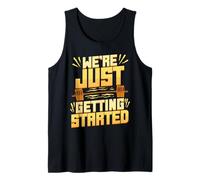 Personal Trainer Fitness Coach We're Just Getting Started Tank Top