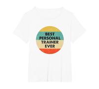 Personal Trainer Shirt | Best Personal Trainer Ever T-Shirt, Women's Plus, White, 2X